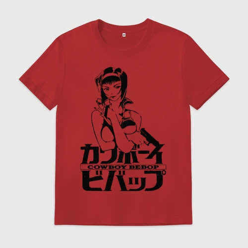 Мужская футболка хлопок Cowboy Bebop logo
