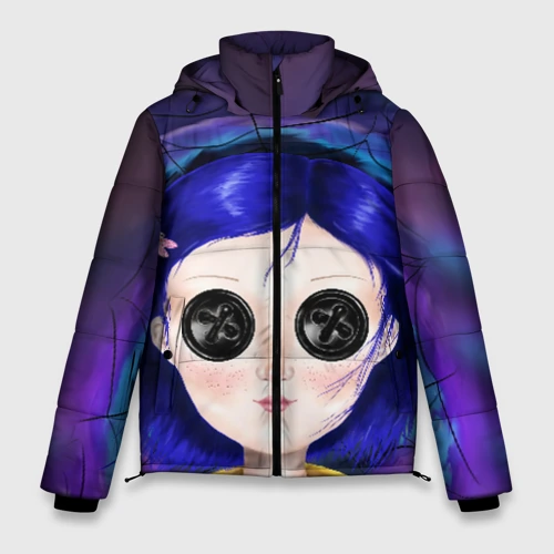 Мужская зимняя куртка 3D Coraline