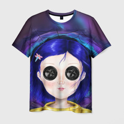 Мужская футболка 3D Coraline