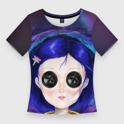 Женская футболка 3D Slim Coraline