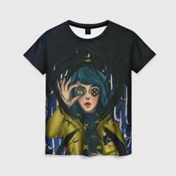 Женская футболка 3D Coraline