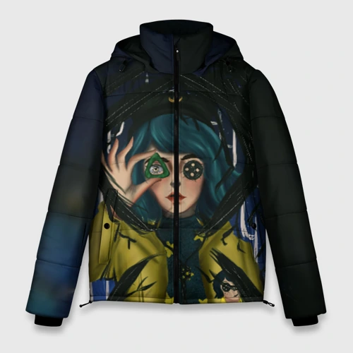 Мужская зимняя куртка 3D Coraline