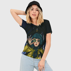 Женская футболка 3D Slim Coraline - фото 2