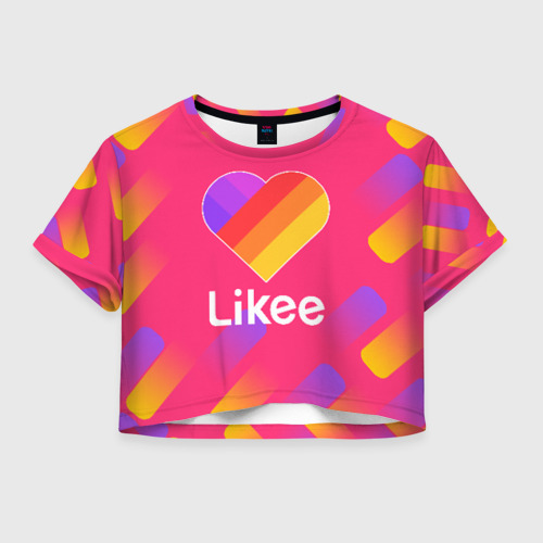 Женская футболка Cropp-top LIKEE Фото 01 Женская футболка Cropp-top LIKEE Фото 01