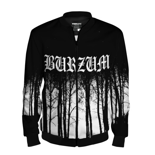 Мужской бомбер 3D Burzum, цвет черный