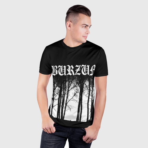 Мужская футболка 3D Slim Burzum, цвет 3D печать - фото 3