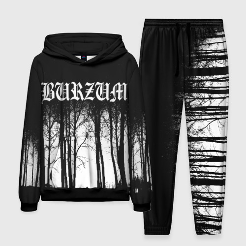 Мужской костюм с толстовкой 3D Burzum, цвет черный