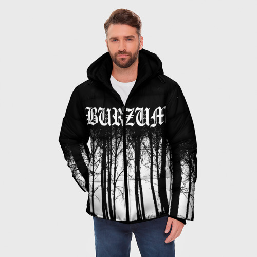 Мужская зимняя куртка 3D Burzum, цвет черный - фото 3