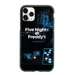 Чехол для iPhone 11 Pro Max матовый Five nights at Freddys