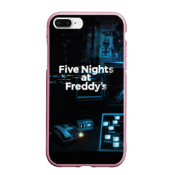 Чехол для iPhone 7Plus/8 Plus матовый Five nights at Freddys
