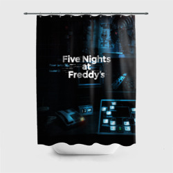 Штора 3D для ванной Five nights at Freddys