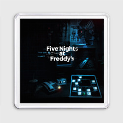 Магнит 55*55 Five nights at Freddys