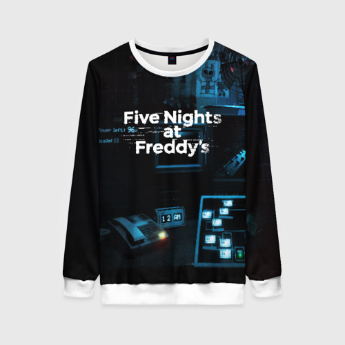 Женский свитшот 3D Five nights at Freddys, цвет 3D печать