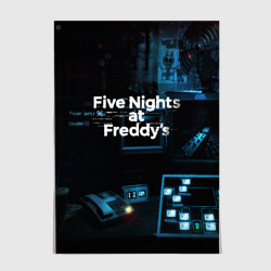 Five nights at Freddys – Постер с принтом купить