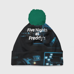 Шапка 3D c помпоном Five nights at Freddys