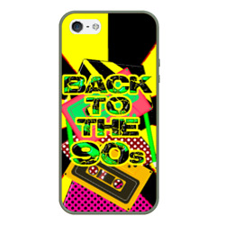 Чехол для iPhone 5/5S матовый Back to the 90