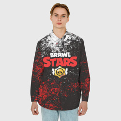 Мужская рубашка oversize 3D Brawl Stars Бравл старс - фото 2