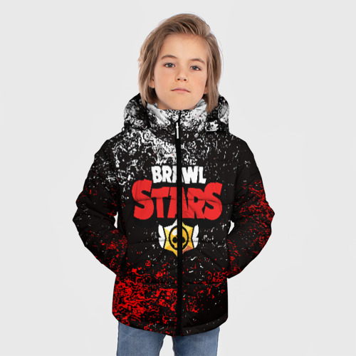 Зимняя куртка для мальчиков 3D Brawl Stars Бравл старс, цвет черный - фото 3
