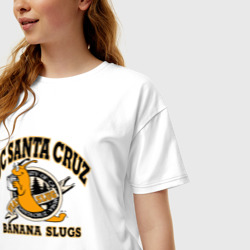Женская футболка хлопок Oversize Uc Santa cruz - фото 2
