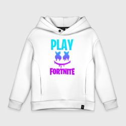 Детское худи Oversize хлопок Fortnite x Marshmello