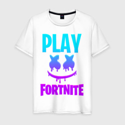 Мужская футболка хлопок Fortnite x Marshmello