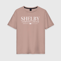 Женская футболка хлопок Oversize Shelby company limited