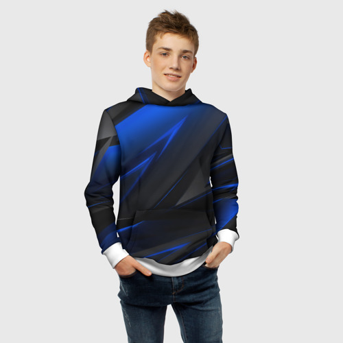 Мужская толстовка 3d Blue XXS