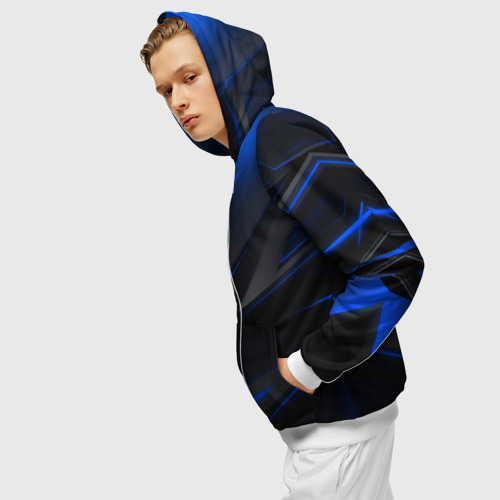 Мужская толстовка 3d Blue XXS