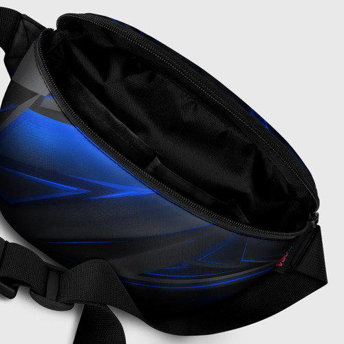Поясная сумка 3D с принтом Blue and Black, фото #6
