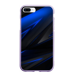 Чехол для iPhone 7Plus/8 Plus матовый Blue and Black