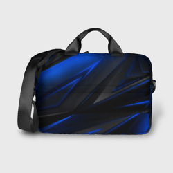Сумка для ноутбука 3D Blue and Black