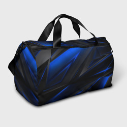 Сумка спортивная 3D Blue and Black