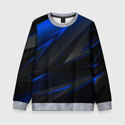 Детский свитшот 3D Blue and Black