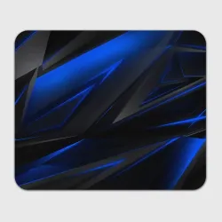 Прямоугольный коврик для мышки Blue and Black
