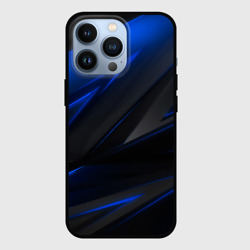 Чехол для iPhone 13 Pro Blue and Black