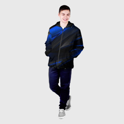 Мужская куртка 3D Blue and Black - фото 2
