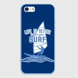 Чехол для iPhone 5/5S матовый Surf