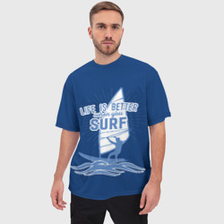 Мужская футболка oversize 3D Surf - фото 2