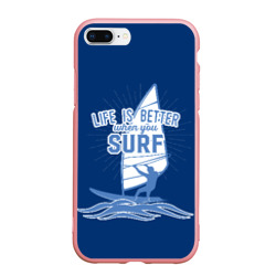 Чехол для iPhone 7Plus/8 Plus матовый Surf