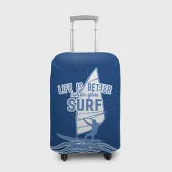 Чехол для чемодана 3D Surf