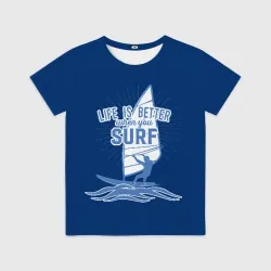 Детская футболка 3D Surf