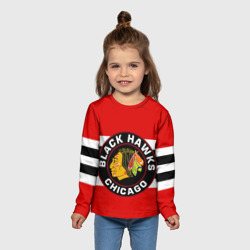 Детский лонгслив 3D Chicago Blackhawks - фото 2