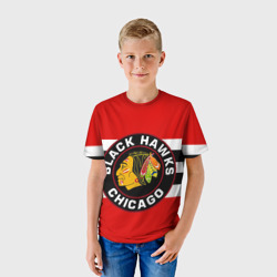 Детская футболка 3D Chicago Blackhawks - фото 2