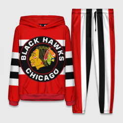 Женский костюм с толстовкой 3D Chicago Blackhawks