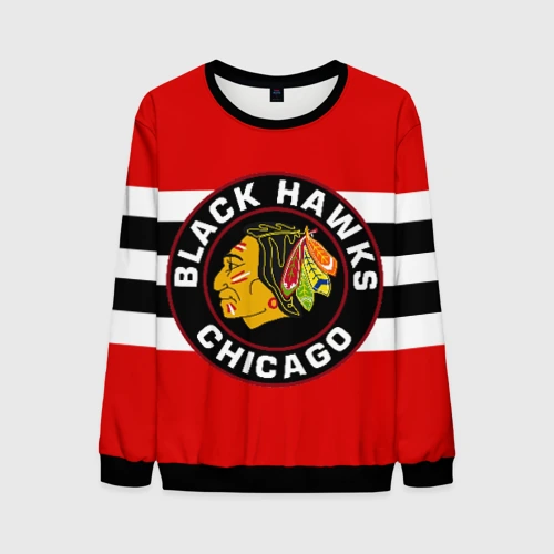 Мужской свитшот 3D Chicago Blackhawks
