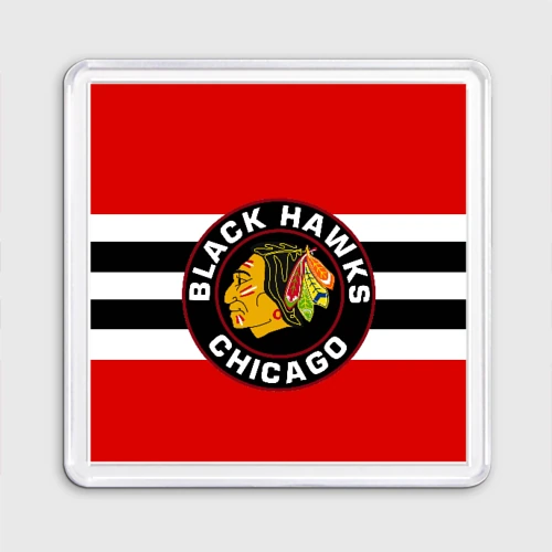 Магнит 55*55 Chicago Blackhawks