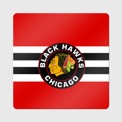 Магнит виниловый Квадрат Chicago Blackhawks