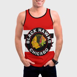 Мужская майка 3D Chicago Blackhawks - фото 2