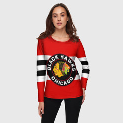 Женский лонгслив 3D Chicago Blackhawks - фото 2