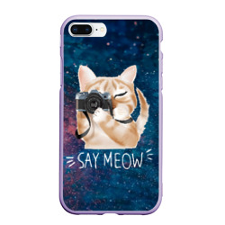 Чехол для iPhone 7Plus/8 Plus матовый Say Meow